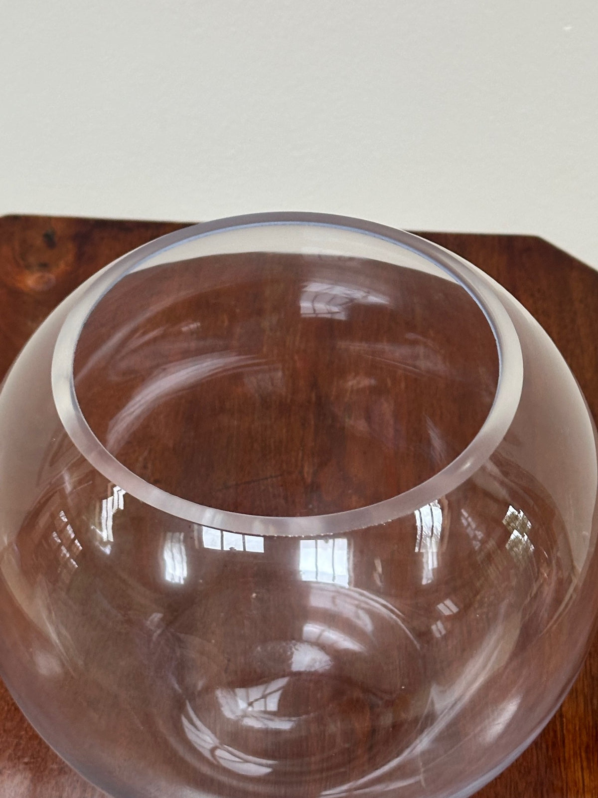 Clear Glass Vase